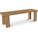 Marina Natural Outdoor Dining Bench